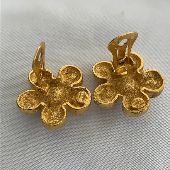 Alfred Sung Clip Vintage Earrings - Picture 4 of 5